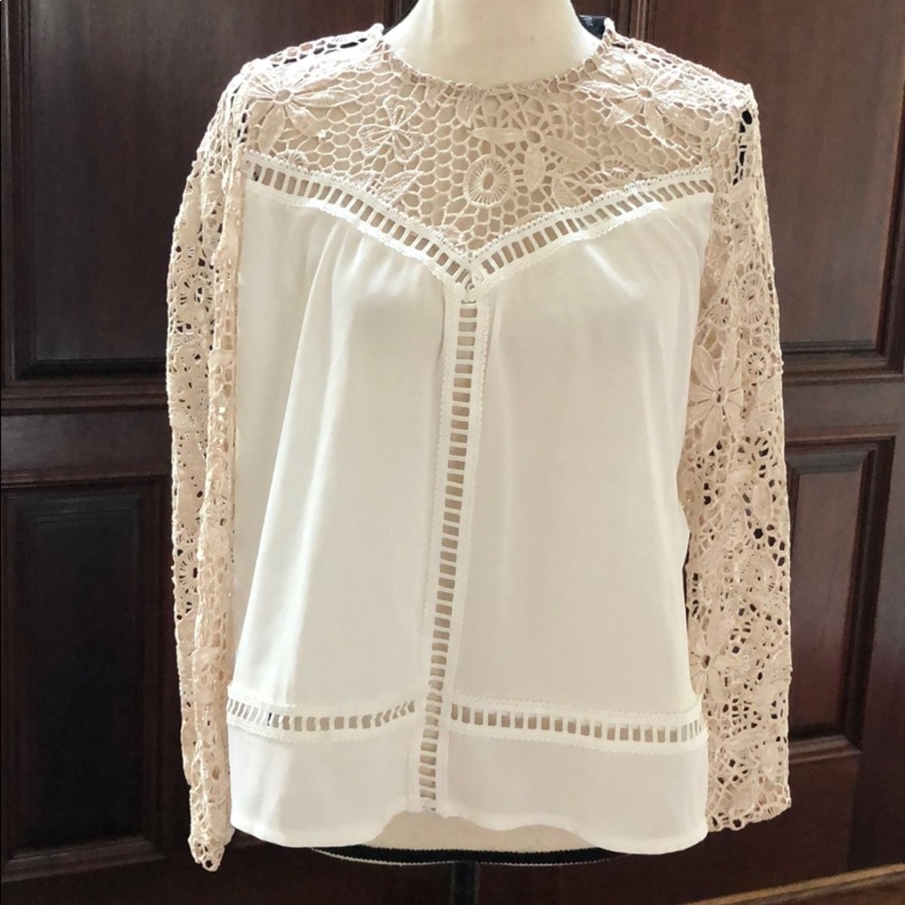Goldie open back blouse sz Small EUC